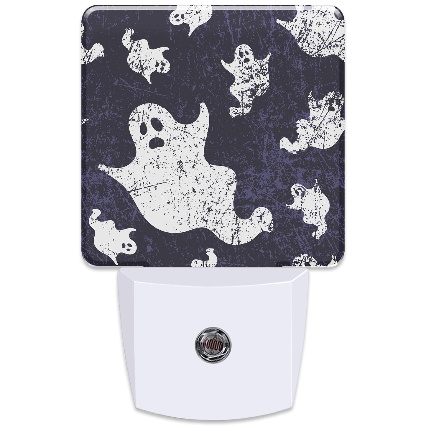 KXWQTRDD Halloween Ghosts Funny Night Light Plug into Wall,Night Lights with Dust to Dawn Sensor,Auto Turn on and Off,Glow Nightlight for Bathroom,Bedroom,Kitchen,Stairs,Hallway