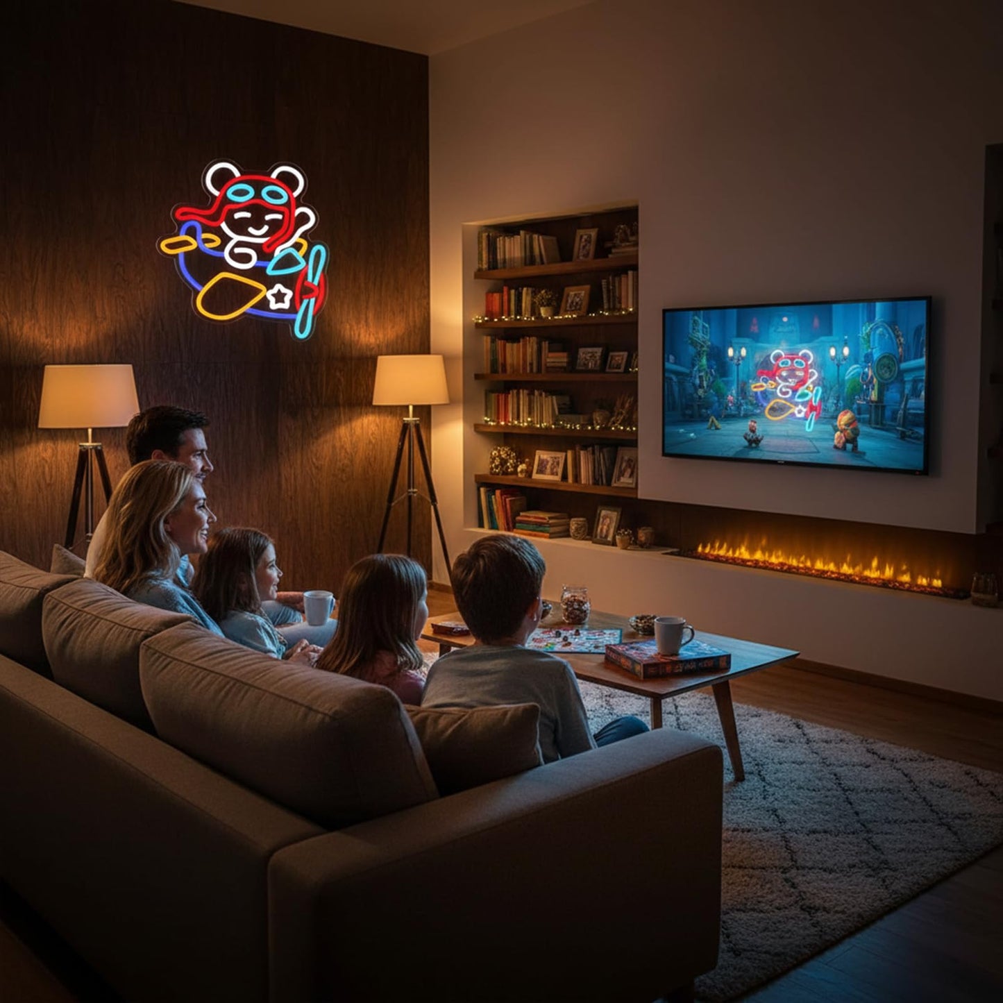 Mvorixa Astronaut Neon Sign, Dimmable LED Space Neon Light for Wall Decor, Space Themed Bedroom Decor for Kids & Teens, Galaxy Wall Light for Playroom, Game Room, Christmas Birthday Holiday Gifts
