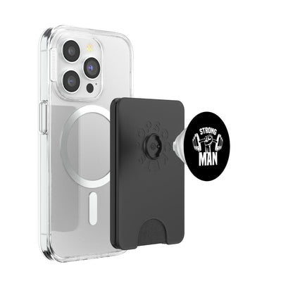 Strongman Gym Yoke Log Dumbbells PopSockets PopWallet for MagSafe