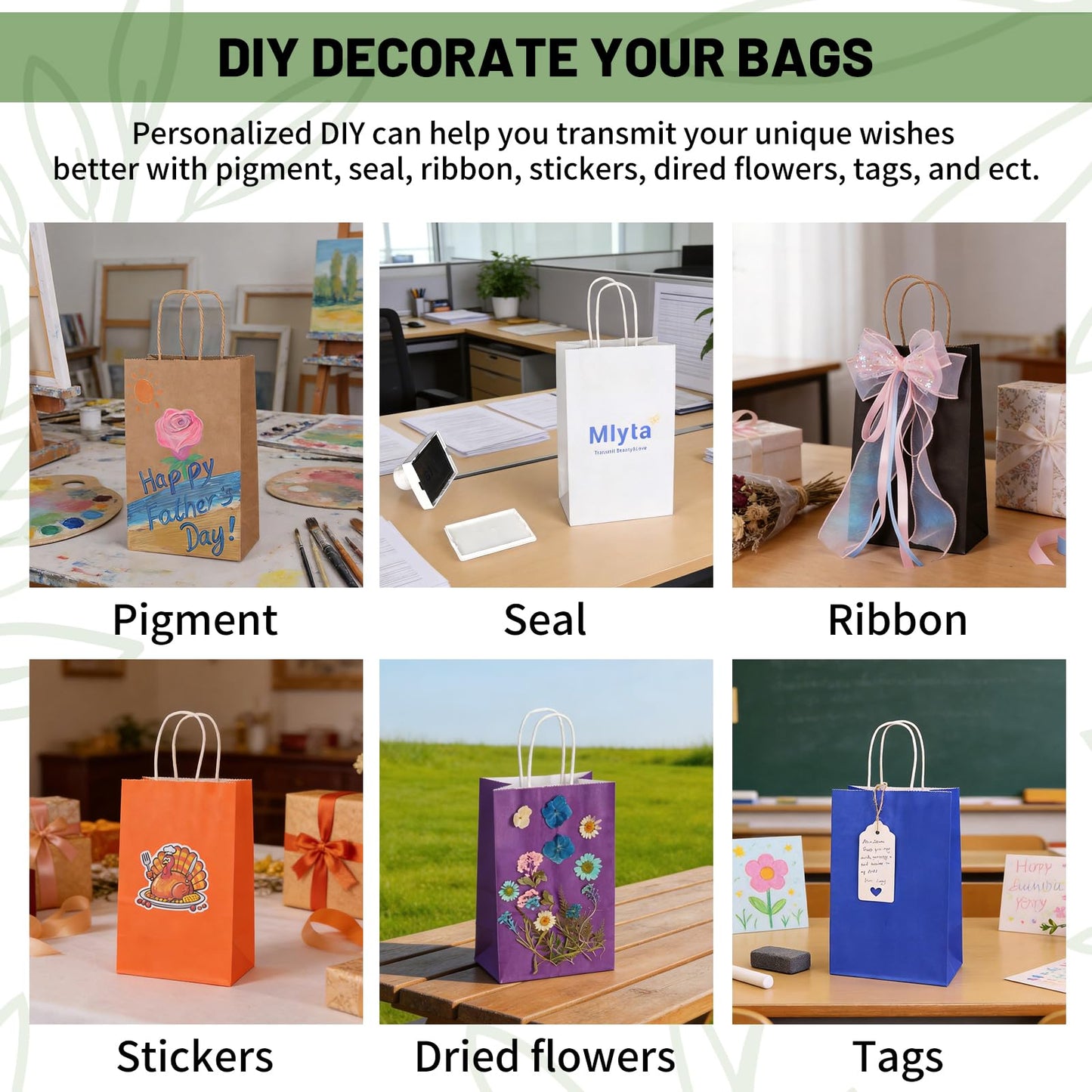 Mlyta 100 Pack 5.25x3.25x8.5 Inch Small Royal Blue Kraft Paper Gift Bags with Handles Bulk for Goodie Party Favor Brithday Grocery Shopping Business Wedding Retail Craft Treat To Go, Merchandise Sacks