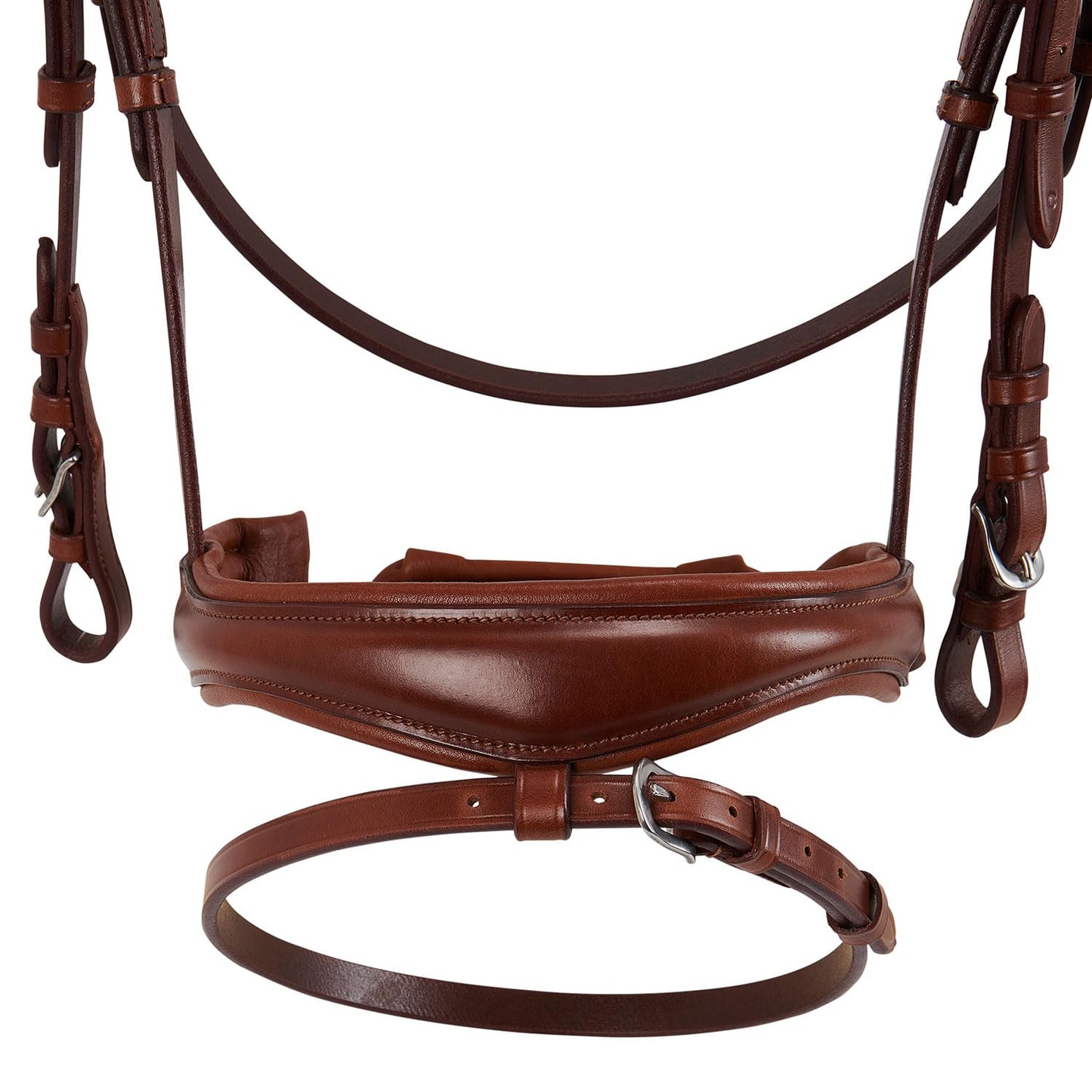 Acavallo Maestà Bridle Headstall Calfskin, Full Size, Cognac
