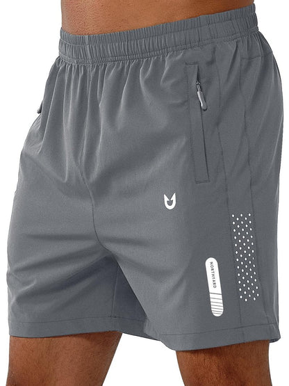 NORTHYARD Men's Athletic Running Shorts Quick Dry Workout Shorts 7"/ 5"/ 9" Lightweight Sports Gym Basketball Tennis Hiking Exercise SMOKEGREY-5inch 2XL