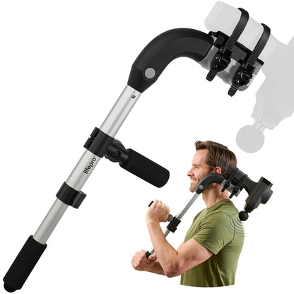 LifePro Massage Gun Holder for Back – Ergonomic Massage Gun Extension Handle – Compatible with All Major Brands - Portable, Lightweight, Targets Hard-to-Reach Areas
