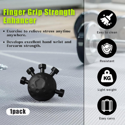 Xanadued Finger Grip Strengthener, Finger Strength Trainer, Grip Strength Trainer Ball, Adjustable Hand Grip Strengthener, Silicone Grip Strength Trainer