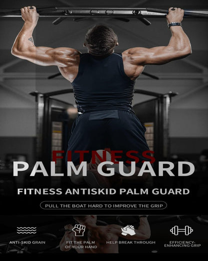 Workout Gloves for Women & Men - Anti-Slip Weight Lifting Grips with Rubber Grip, Fingerless Gym Hand Grips for Dumbbell Barbell Pull Up Grips Lightweight & Machine Washable with Storage Bag (XL)