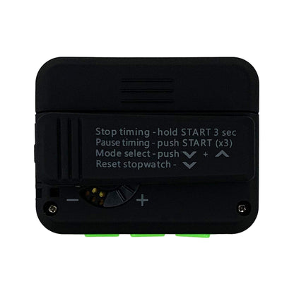 Gymboss Plus Interval Timer and Stopwatch and Gymboss Strap - Bundle (Black with Green Buttons)