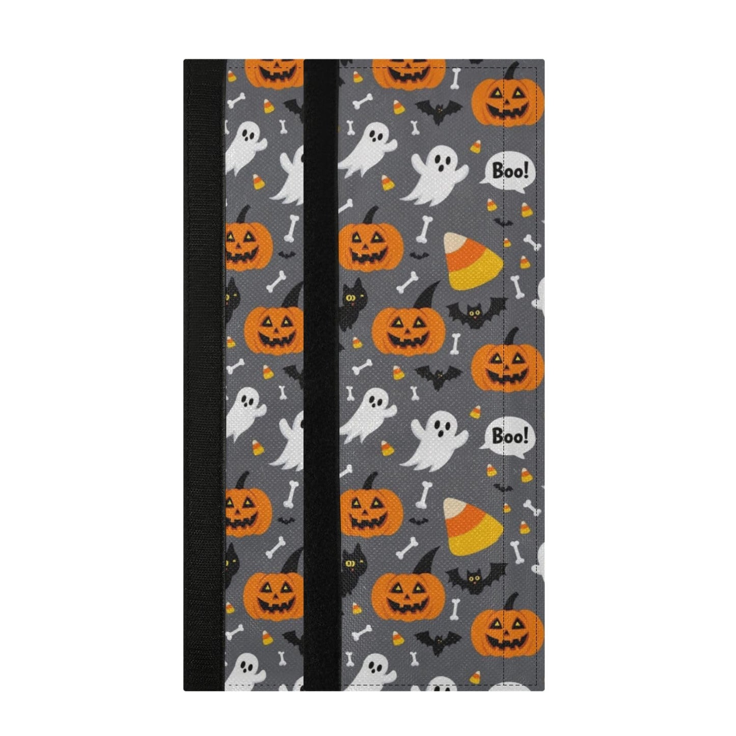 Caikeny Refrigerator Door Handle Covers 2PCS Halloween Cartoon Ghost Lighting Kitchen Appliance Handles Protector Gloves Door Cloth Home Decor for Fridge Oven Dishwasher Microwave