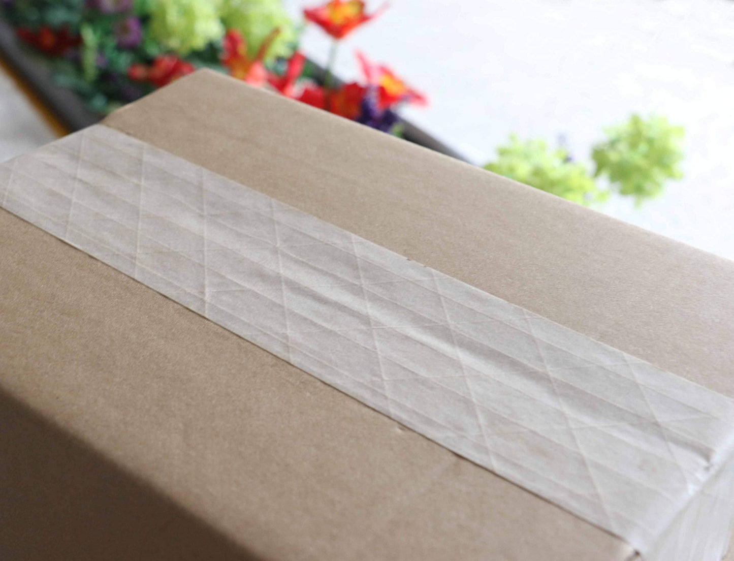 BOMEI PACK Reinforced Kraft Paper Packing Tape, 4 Pack 2.75 inch x 380 ft, Water Activated Gummed Kraft Tape for Heavy Duty Secure Packing, Shipping and Moving