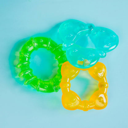 Bright Starts Chill & Teethe Water-Filled BPA-Free Baby Teething Toy, Ages 3 Months+