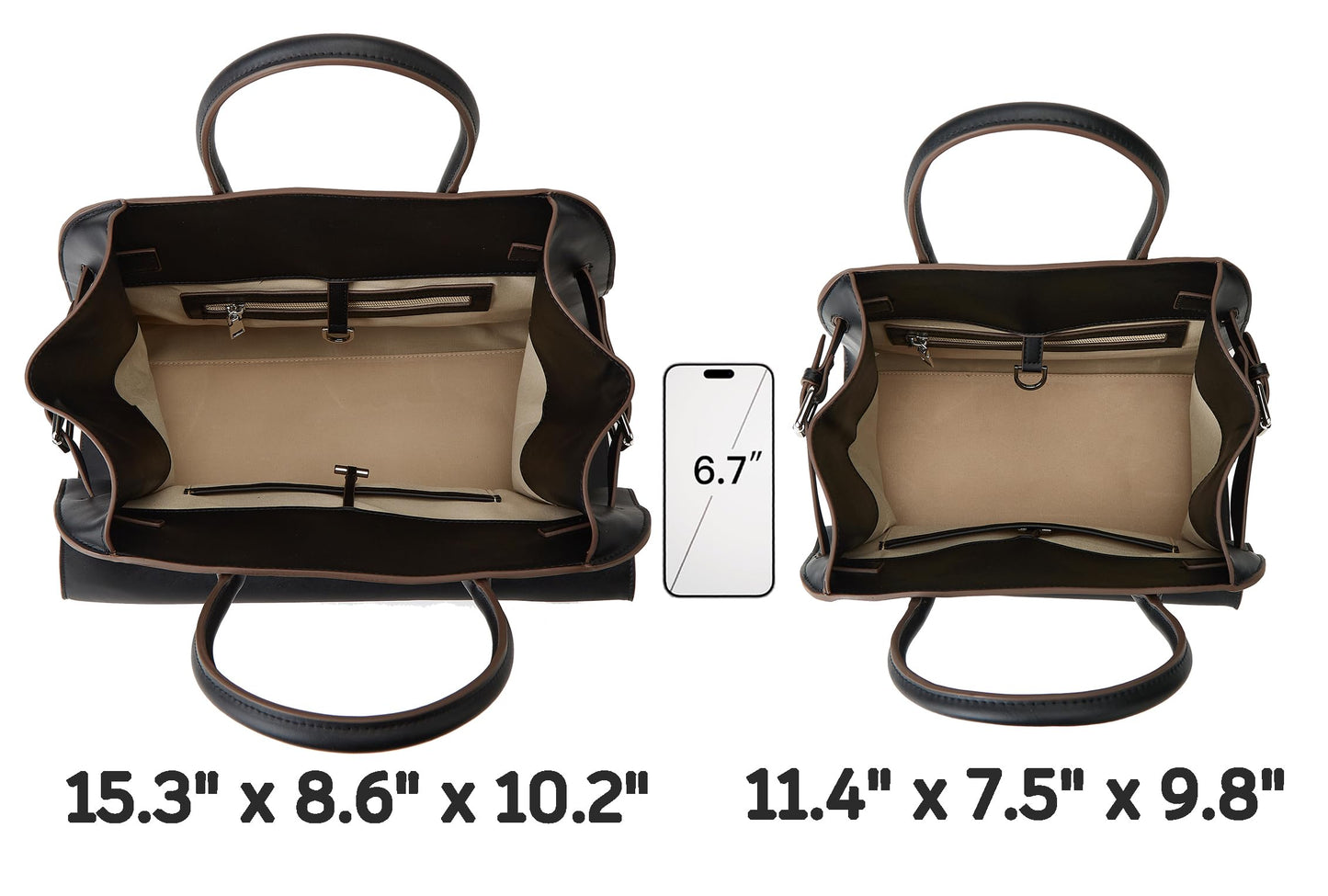Leather Tote Bags for Women Large Tote Bag Retro Top-handle Bag Trendy Work Bag PU Leather Purse 2025