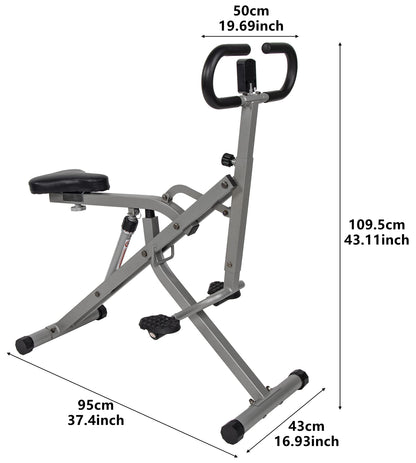 BalanceFrom Fitvids Rower-Ride Exercise Trainer for Total Body Workout – Sports Training – nan – Silver