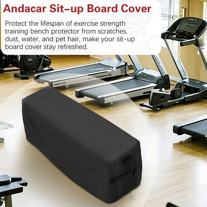 Weight Bench Cover - Exercise Workout Bench Cover Waterproof Protective Covers for Sit-Up Board - 45"L×12"W×16"H, Black