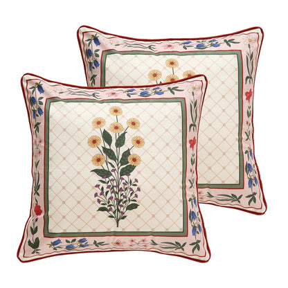 ISAENNE Designer Velvet Throw Pillow Cover,18"x18" Set of 2-Bertina B