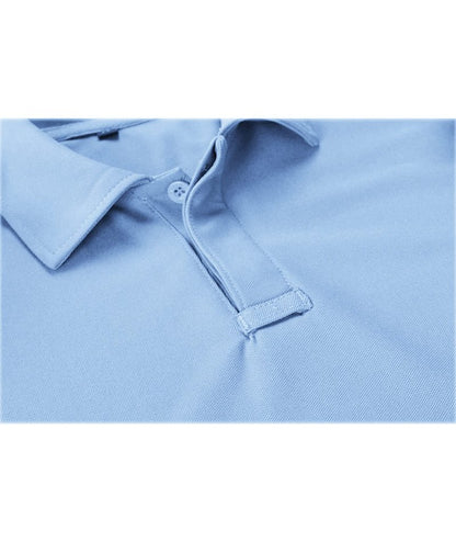 ZITY Mens Polo Shirt Short Sleeve Sports Tactical T-Shirt Athletic Golf Polos Daily Casual Stylish Collared Shirts for Men Moonblue 4X-Large