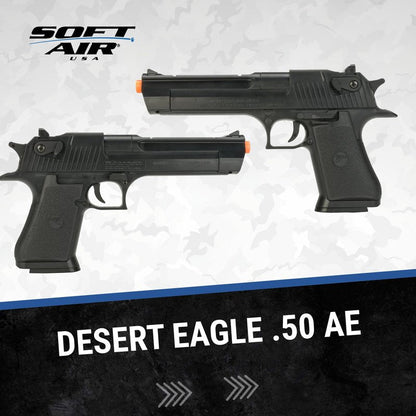 Desert Eagle 50Ae Spring Pistol, Black- ClamSpring Pistols, 200-260 FPS
