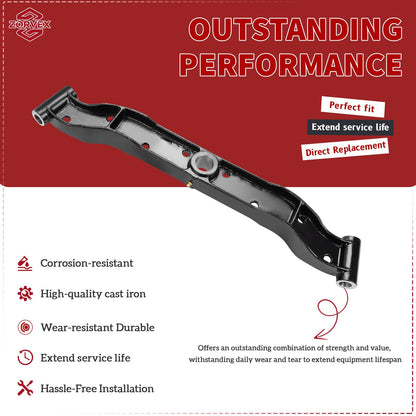 GY20532 Front Axle Pivot Bar Compatible with John Deere G100 and L100 Series L100 L105 L107 L108 L110 L111 L118 L120 L130 G110, Heavy-Duty Cast Iron, Replaces GY20532BLE