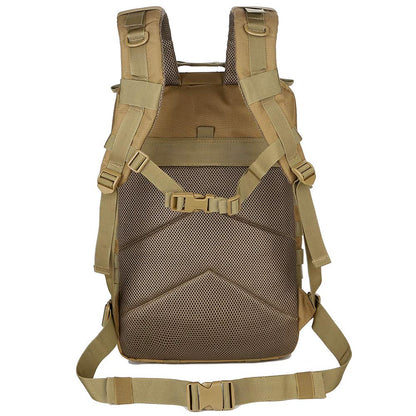 QT&QY 45L Military Tactical Backpacks Molle Army Assault Pack 3 Day Bug Out Bag Hiking Treeking Rucksack