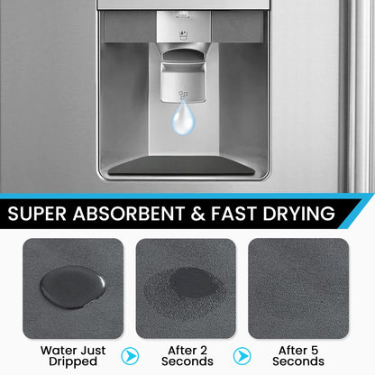 Refrigerator Drip Catcher for Water Tray, Absorbent Pad for Refrigerator Drip Tray, Protects Water Spills, No More Water Stain (Rectangular)