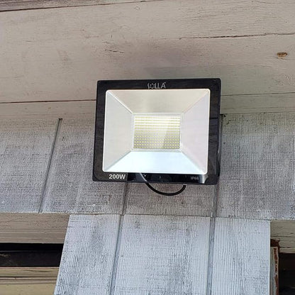 200W LED Flood Light Outdoor, 20000lm Super Bright Security Light, 1060W Equivalent, 3000K Warm White, IP66 Waterproof Outside Floodlights, LED Arena Light for Garage, Garden, Yard