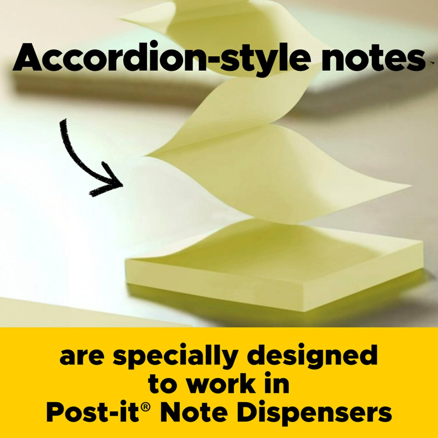 Post-it Pop-up Notes, 18 Sticky Note Pads, 3 x 3 in., School Supplies, Office Products, Accordion Sticky Notes Work with Pop-Up Note Dispenser, Poptimistic Collection