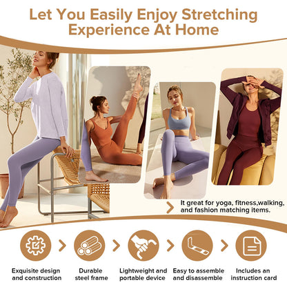 Hamstring Stretcher, Knee Extension Device for Knee Extension & Pain Relief, Adjustable Low Back, Calf, Leg & Hip Stretching Device for Flexibility, ACL Surgery Recovery Physical Therapy Equipment