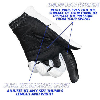 Bionic Men's RelaxGrip 2.0 Golf Glove, 2.0 DX, Left Hand, 3X-Large