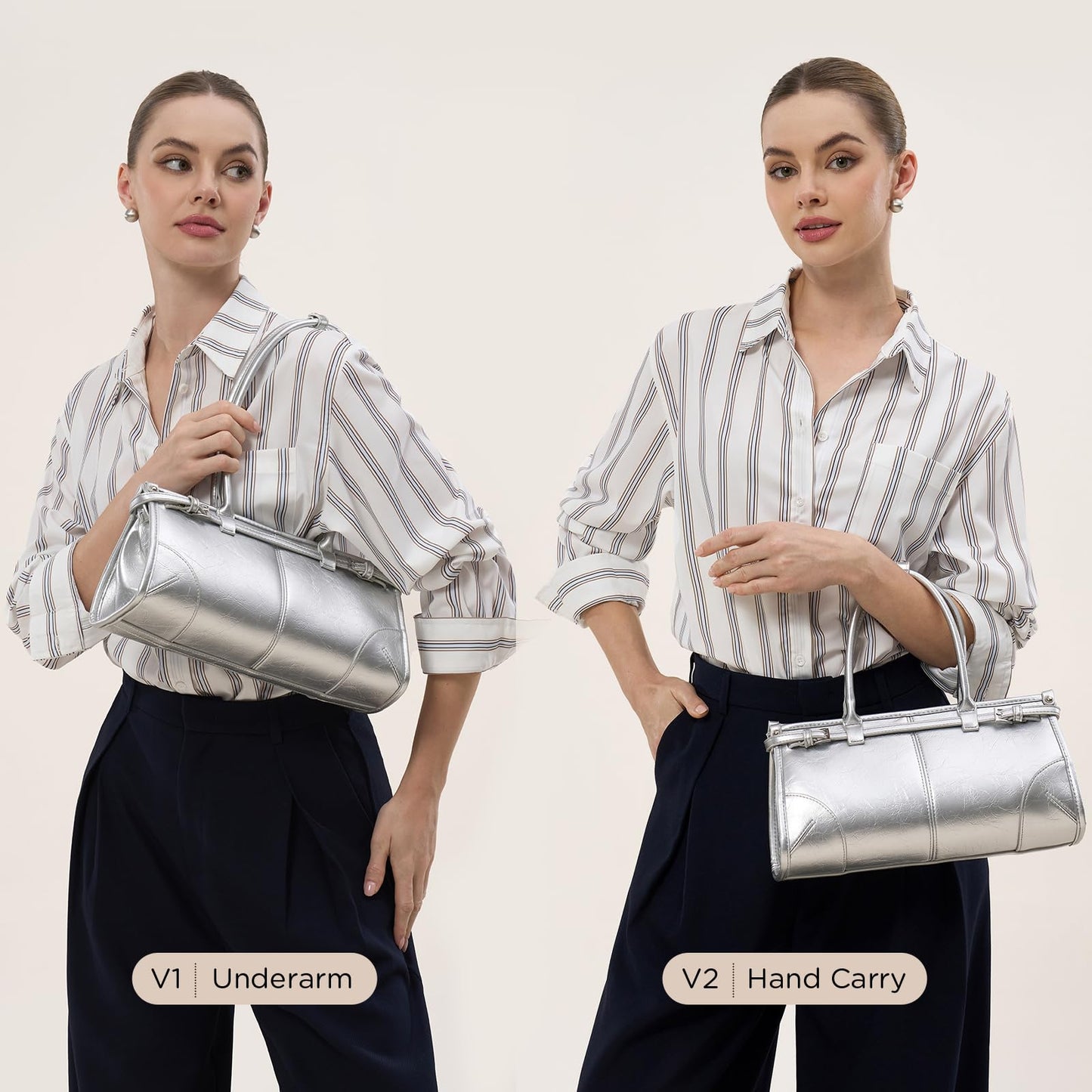 CHUNLI Clutch Purses for Women Soft PU Leather Handbag, Top Handle Satchel Tote and Shoulder Bags for Work