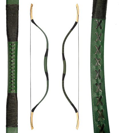 AF Archery 53" Fiberglass Recurve Bow Traditional Horse Bow (40LBS)