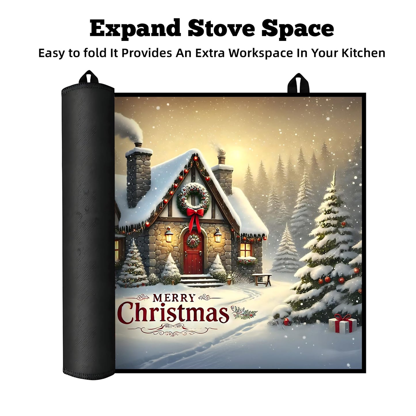 Stove Top Cover for Electric Stove: 28''×20'' Stove Cover Elevate Your Kitchen Reliable Heat Protection,Non-Slip Kitchen Decor (MAI-H2411225)