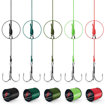 Dorisea Extreme Braid 100% Pe Black Braided Fishing Line 109Yards-2187Yards 6-550Lb Test Fishing Wire Fishing String Incredible Superline Zero Stretch (100m/109Yards 70lb/0.44mm)