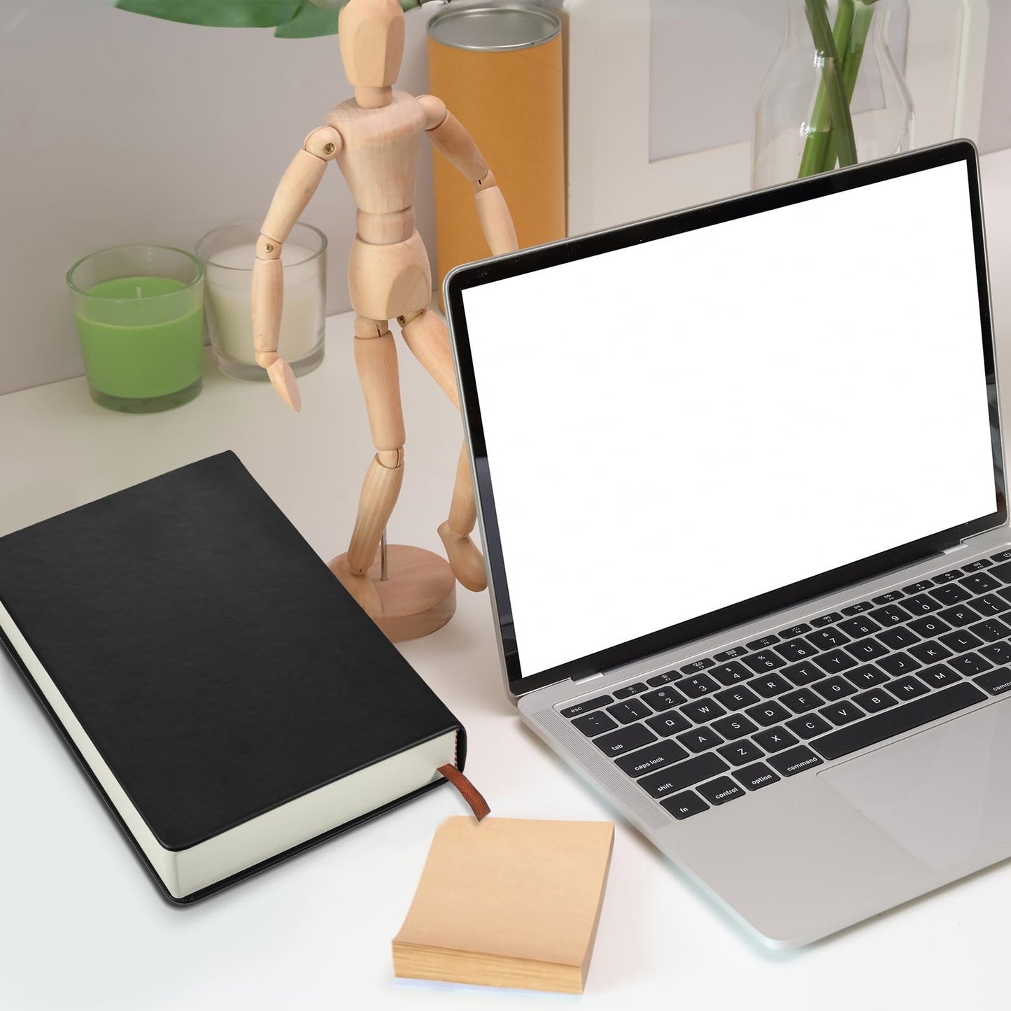 Thick A5 Sketchbook Notebook 660 Pages Blank Thick Smooth Notebook Soft Faux Leather Cover Journal for Ink, Water Color, Pen, Pencils, 80GSM, 5.7" x 8.5"