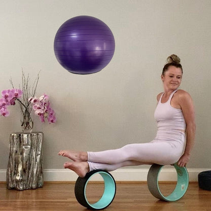 Wall Mounted Stainless Steel Exercise Ball Holder, Sturdy Yoga Ball Storage Rack, Stability ball Display Holder, for Exercise/Yoga/Stability Balls 32 cm to 86 cm (13" to 34"), With mounting screws