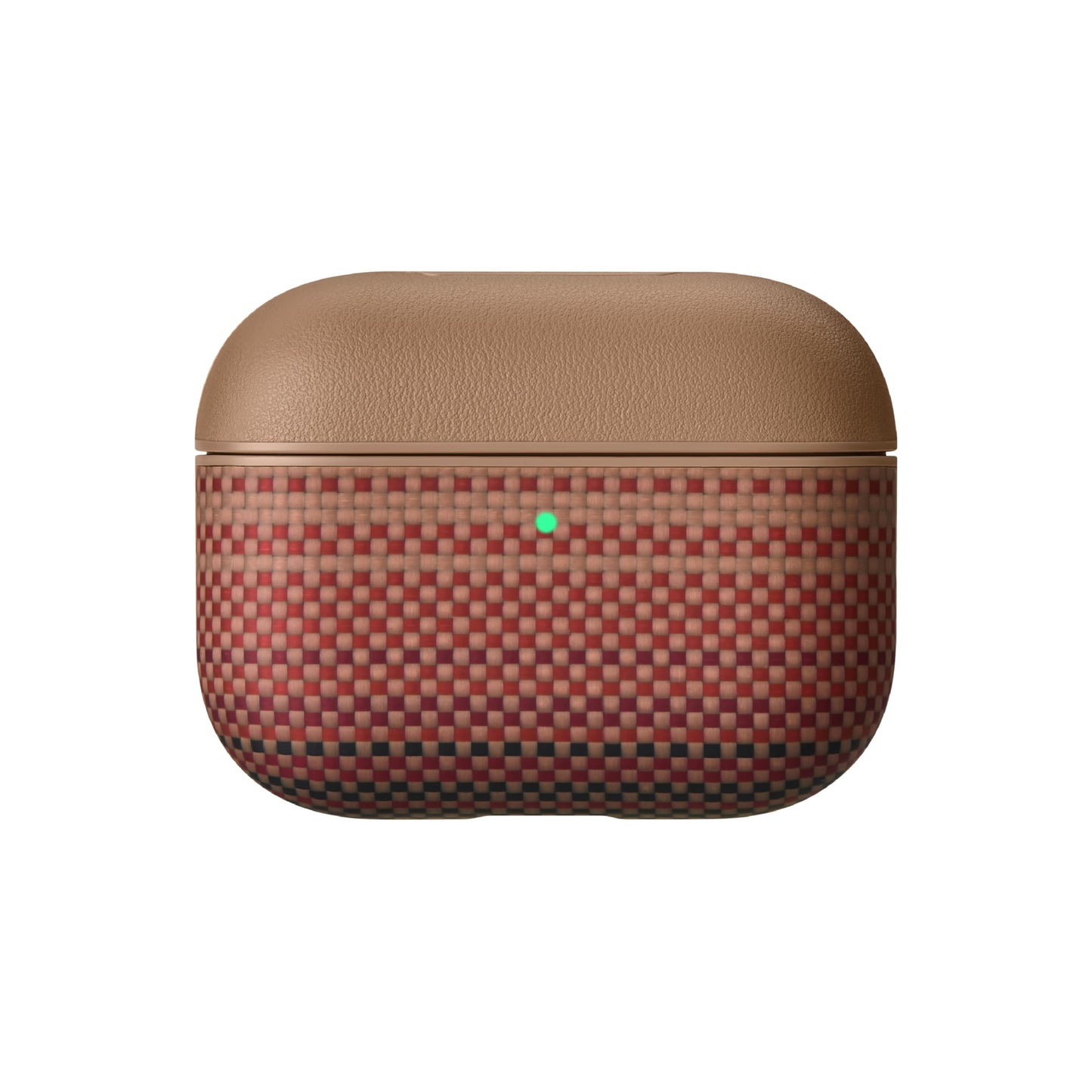 PITAKA Case for AirPods Pro 3, Slim Protective AirPods Pro 3 Case, Compatible with MagSafe, Leather & Aramid Fiber Woven, Sunset