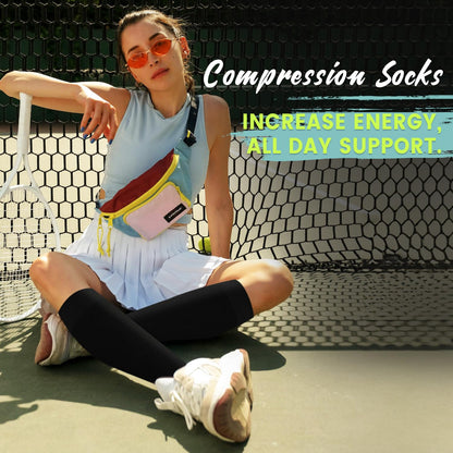 Copper Compression Socks 15-20 mmHg for Men & Women 8 Pairs – Circulation Support for Nurses, Travel, Running, Hiking, Soccer,Gift,Pregnant, Nurses(S/M)