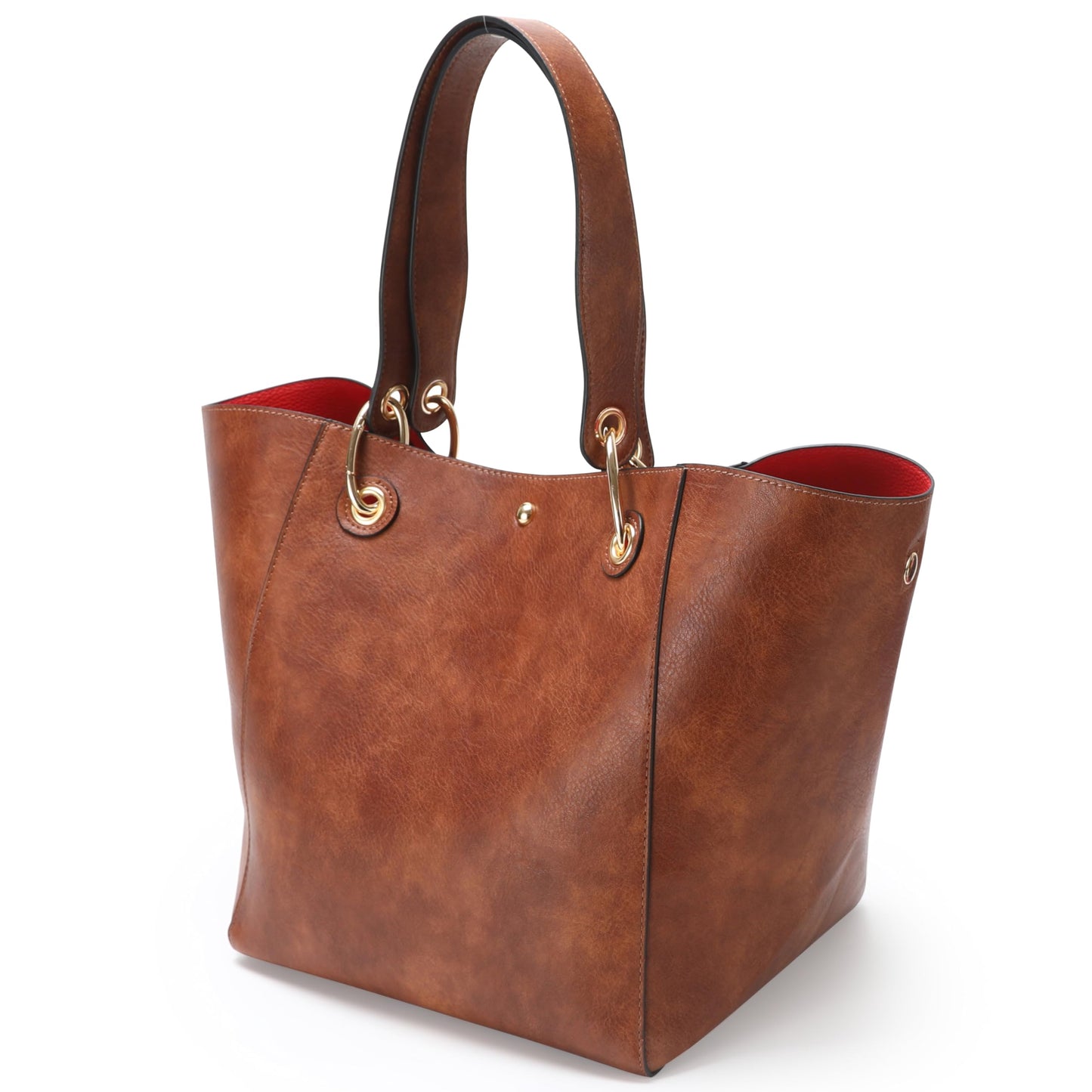 sqlp Large Work Tote Bag for Women Designer Purses and Handbags Big Bucket bags Ladies Travel Crossbody Purse Brown Dark