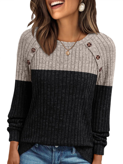 AUTOMET Womens Long Sleeve Tshirts Business Casual Tunic Work Tops Fashion Cute Sweaters Fall Outfits 2025 Dressy Blouse