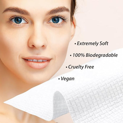 Disposable Face Towels, Biodegradable Facial Towels Clean Face Towels XL