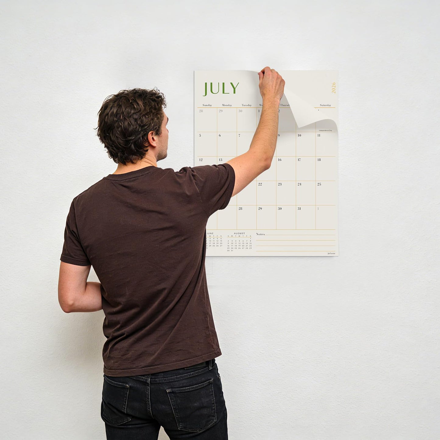 Jotsome Large Wall Calendar 2026-2027, Large Monthly Wall Calendar From Now to Jun 2027 17 x 22 inch in Home and Office for Easy Organizing