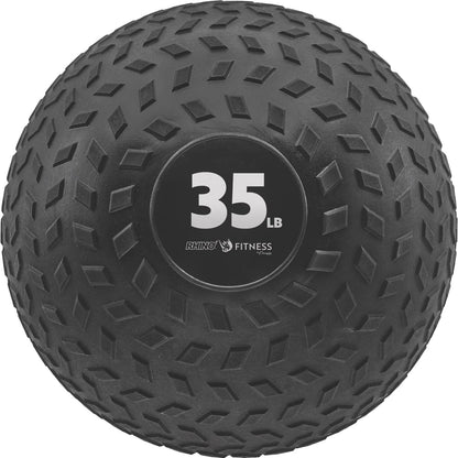 Champion Sports Rhino Fitness Slam Ball, 35 Pounds, Black