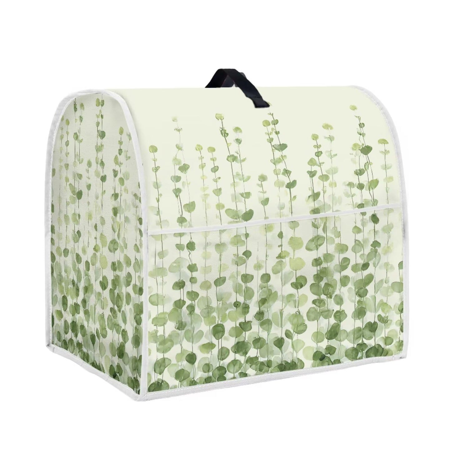 HUISEFOR Green Leaf Stand Mixer Cover Dust Protective Fresh Stand Mixer Covers For Kitchen Aid 4.5-5 Quart Mixers Dustproof Cloth Cover for Small Appliance Protector Kitchen Decoration