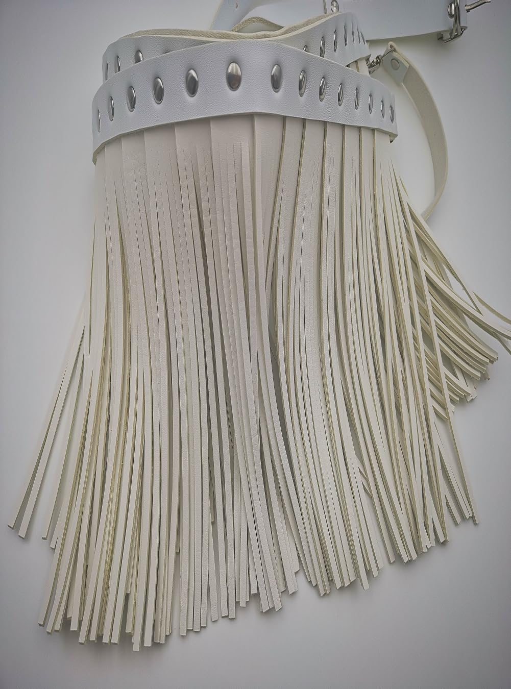 Pinwe Women Body Harness Garter Punk Leather Waist Belts with Fringe Gothic Leg Tassel Belt for Dress Festival Dance Consume