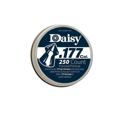 Daisy, Max Precision .177 Cal Pellet Ammunition, 7.2 Grains, Pointed, 250ct, .177 Caliber, 987777-406