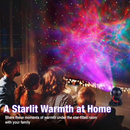 Astronaut Galaxy Projector Night Light – White Astronaut Holding Star, Star Projector Galaxy Lamp for Kids Bedroom, Space Decor & Gift
