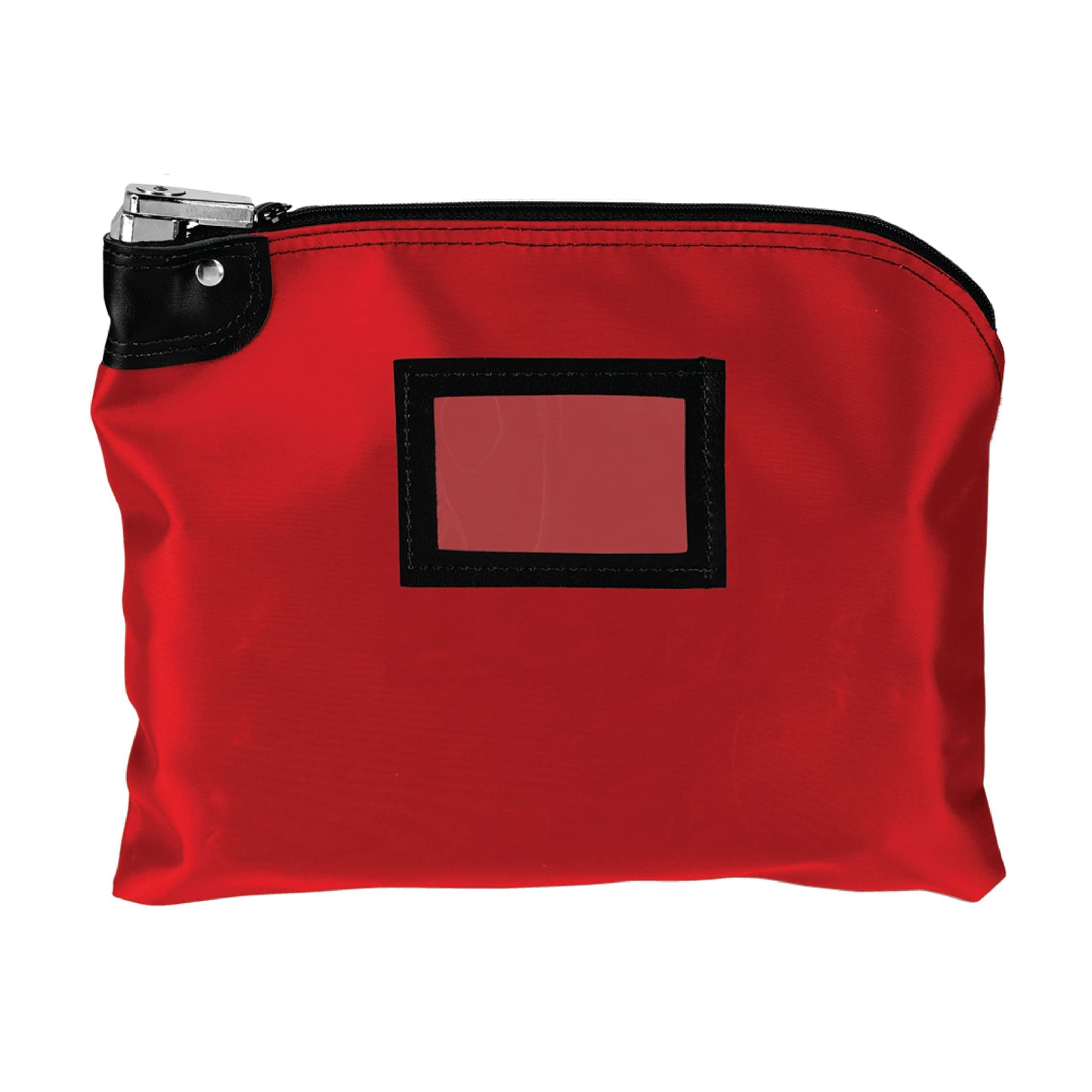 BankSupplies Laminated Nylon Locking Deposit Bag Red 15 Inches W by 11 Inches H HIPAA Compliant Puncture-Resistant Double-Stitched Seams 2 Keys Included