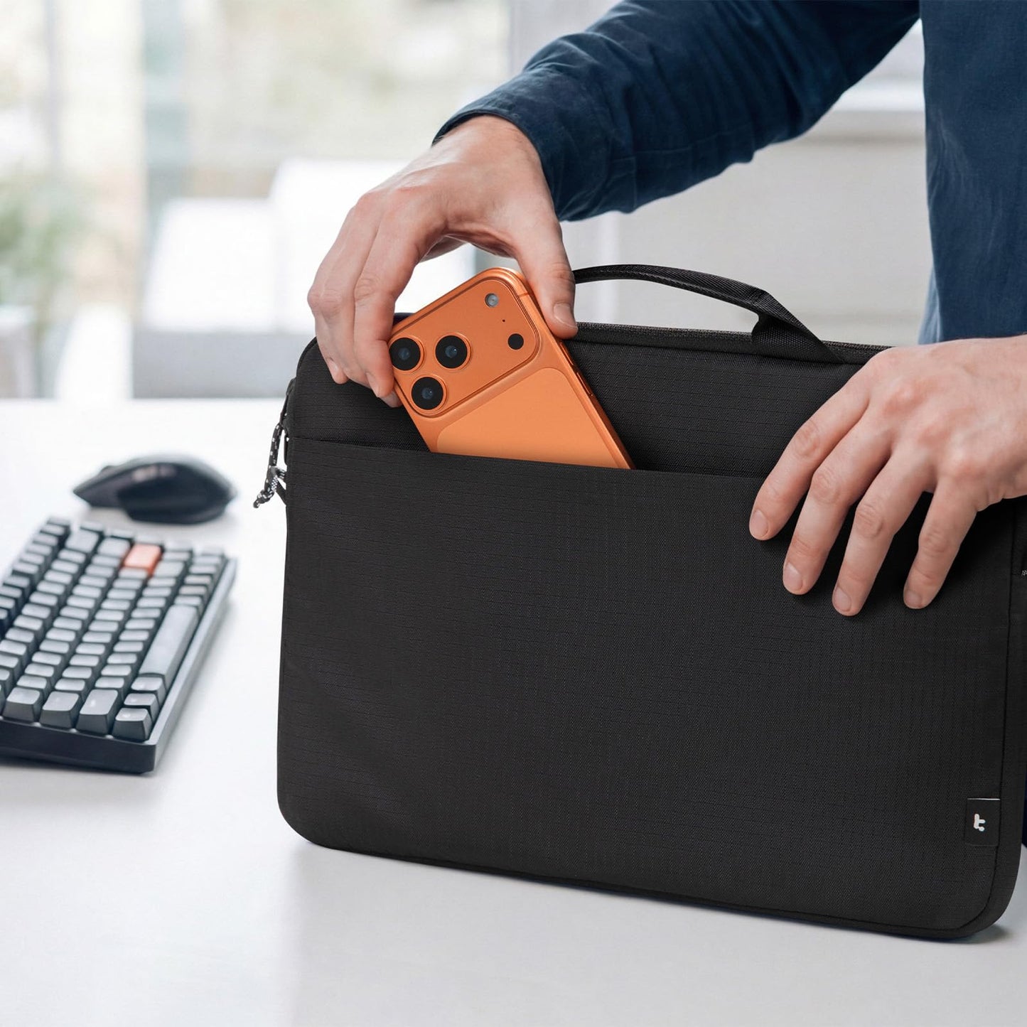 tomtoc 360 Protective Laptop Carrying Case for 15.6 Inch Acer Aspire 5 Slim, 15.6-16 Inch ASUS Strix G16/G15, 15.6 HP Pavilion, Dell XPS 17, More Dell ThinkPad 15 Inch Chromebook