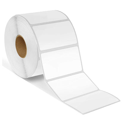 Spartan Industrial - 2.25" X 1.25" Direct Thermal Labels (10 Rolls, 1000/Roll) Perforated Barcode Address Labels - Compatible with Rollo and Zebra Desktop Printers