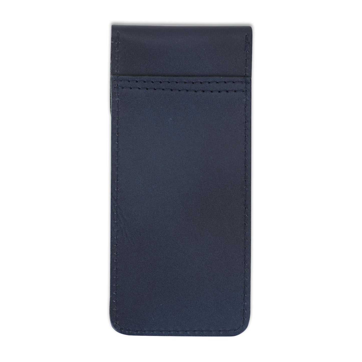 CestAntiQ Leather Pen Sleeve Case for Fountain Pens, Multi Pen Holder Organizer, Handmade Full Grain Leather Pouch, Durable Protective Pen Cover, Classic Pen Storage Gift (Blue)