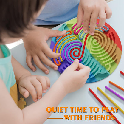 Sensory Fidget Toys for Kids Toddler Boys ,Sensory Activity Board for Stress Anxiety Autistic ADHD, Calm Down Travel Airplane Essentials Toys for 3+ Year Old, Stuffers Gifts for Teens Girls