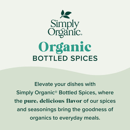 Simply Organic Garlic 'N Herb Salt-free Spice Blend, 3.1 Ounce Jar, Light Lemon Zest, Great on Veggies, Chicken Fish and More