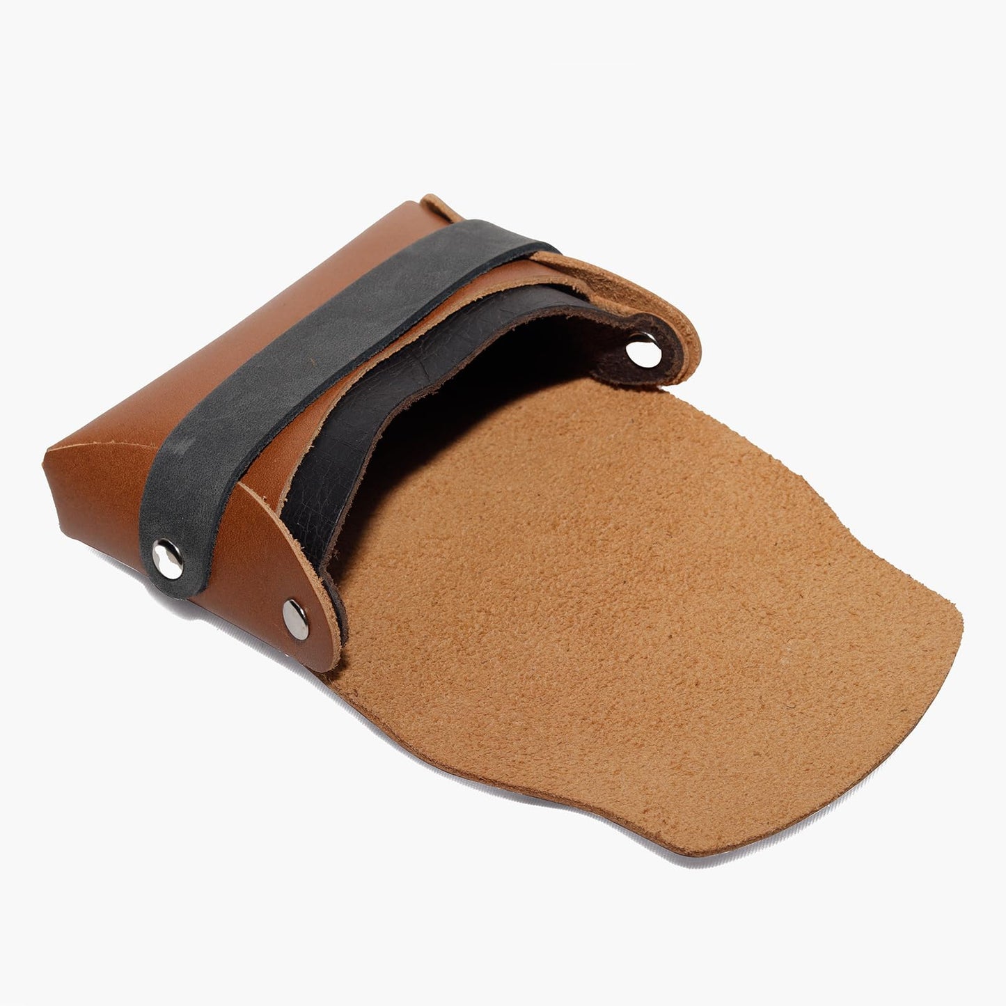 JingRongDa Leather Card Case Wallet, Slim Money Holder with Credit Card Slots Large Capacity Wallet for 30 Cards/Poker/Cash (light brown)